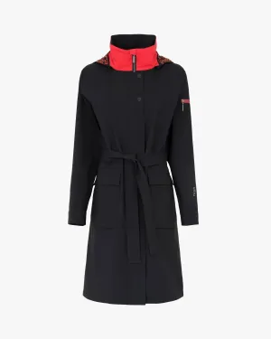 Regn Design | Fiona Trench Raincoat , Black