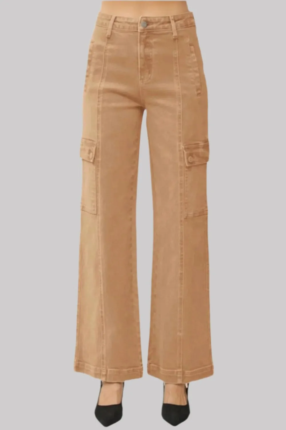 Reyna High Rise Wide Leg Cargo Jeans