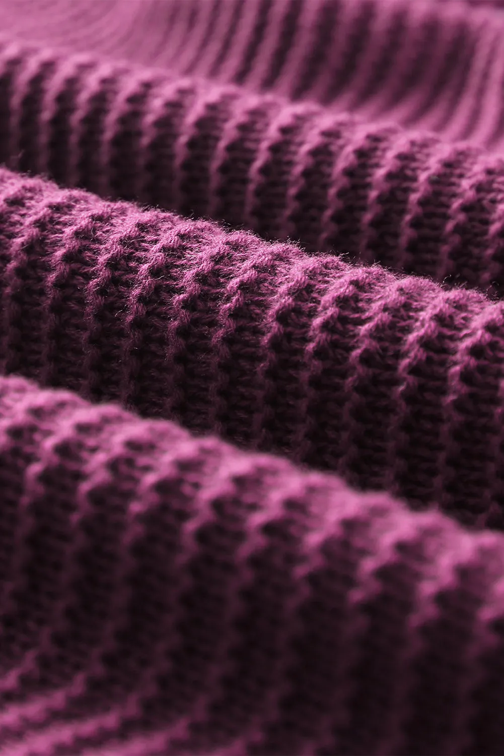 Ribbed Raw Edge Hooded Sweater