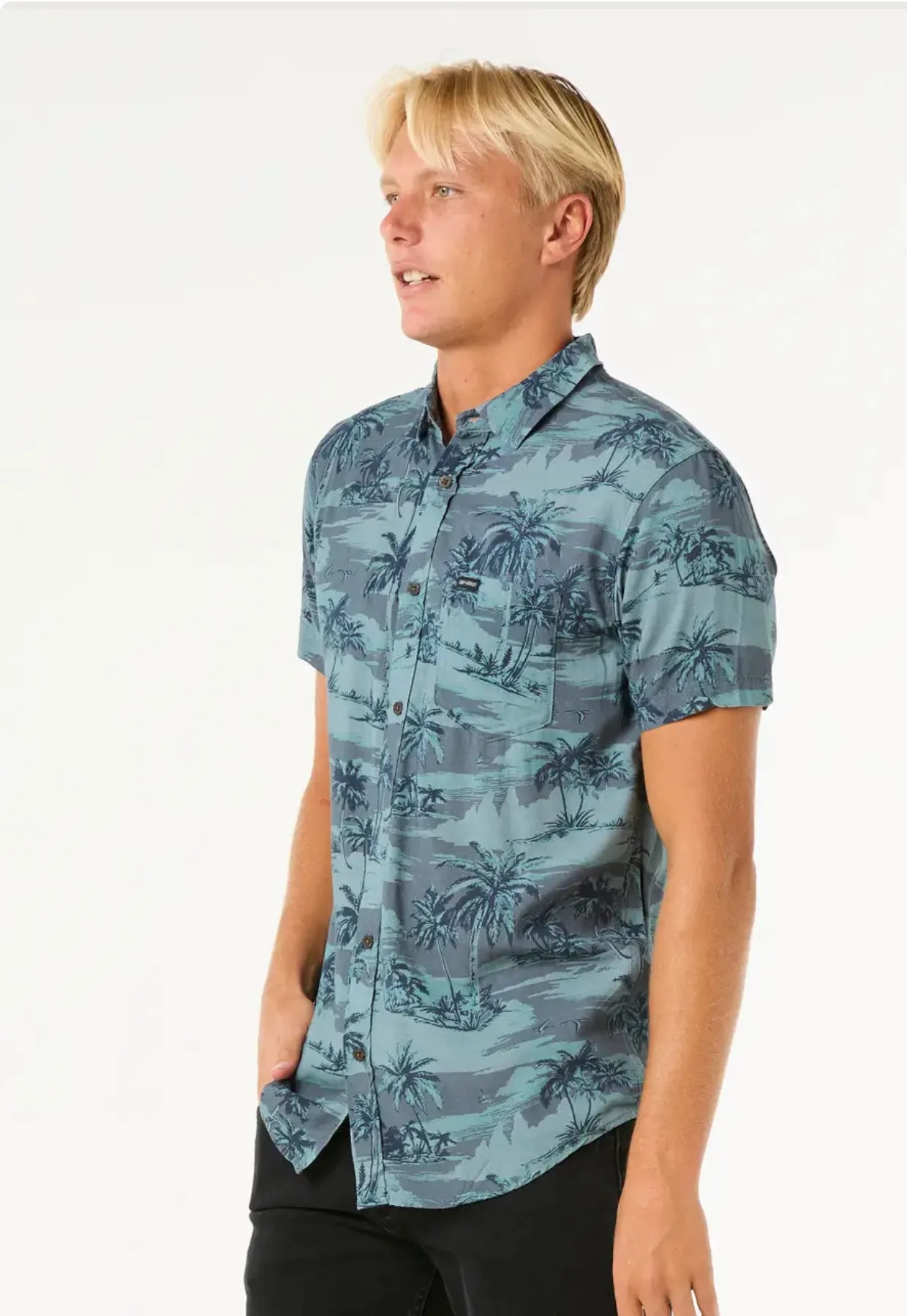 RIPCURL Dreamer Barrel Killa Shirt in Pine Night