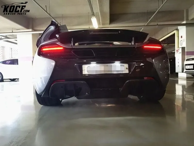 RZA style carbon fiber rear diffuser for McLaren Mp4 12C 650s