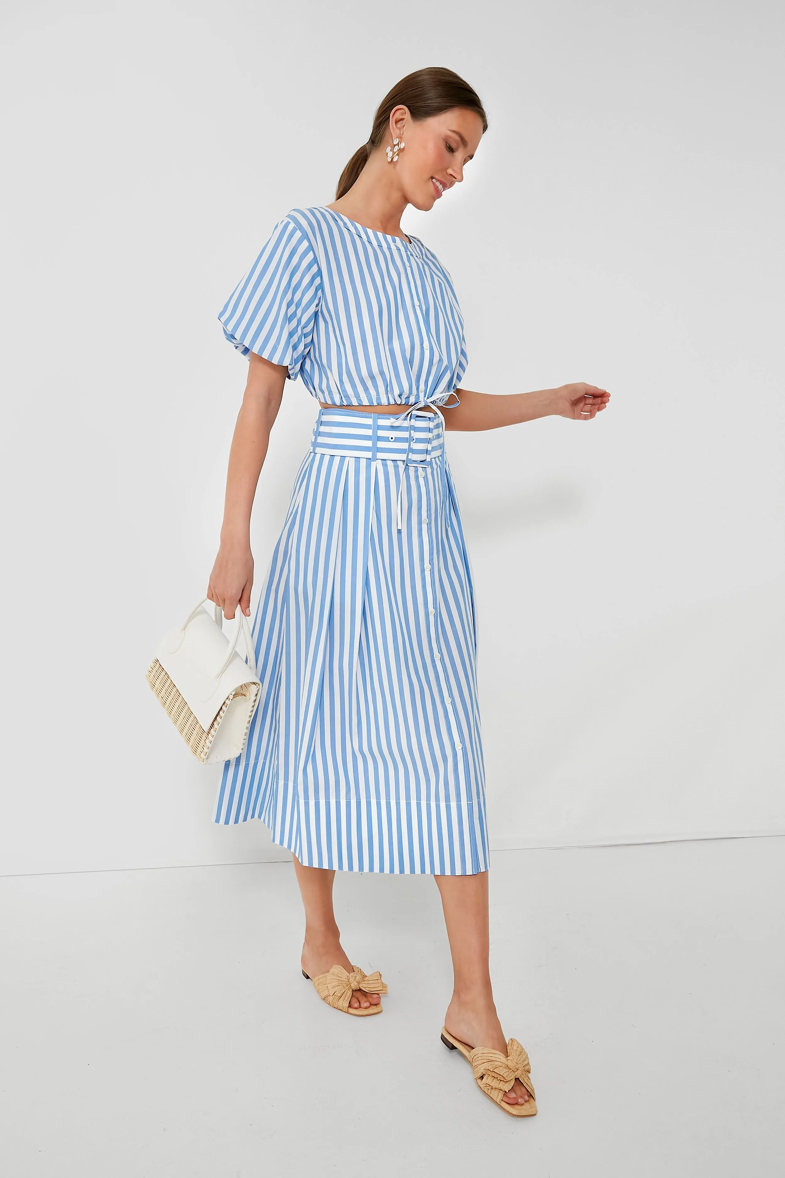 Sea Stripe Kingsley Skirt