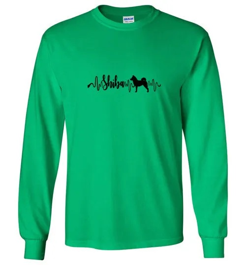 Shiba Heartbeat Long Sleeve & Hoodie