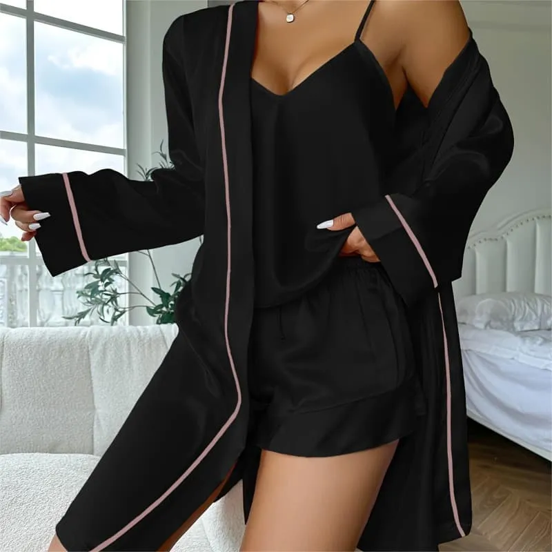 Simple Satin Pajamas Set