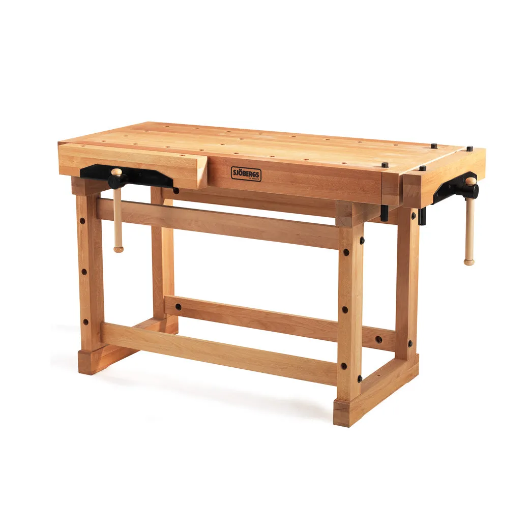 Sjöbergs European Beech Elite 1500 Professional Workbench 59" x 29" with 3-3/8" Top (DCE)