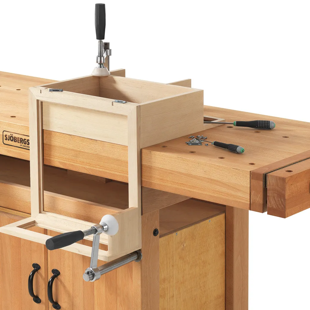 Sjöbergs European Beech Elite 1500 Professional Workbench 59" x 29" with 3-3/8" Top (DCE)