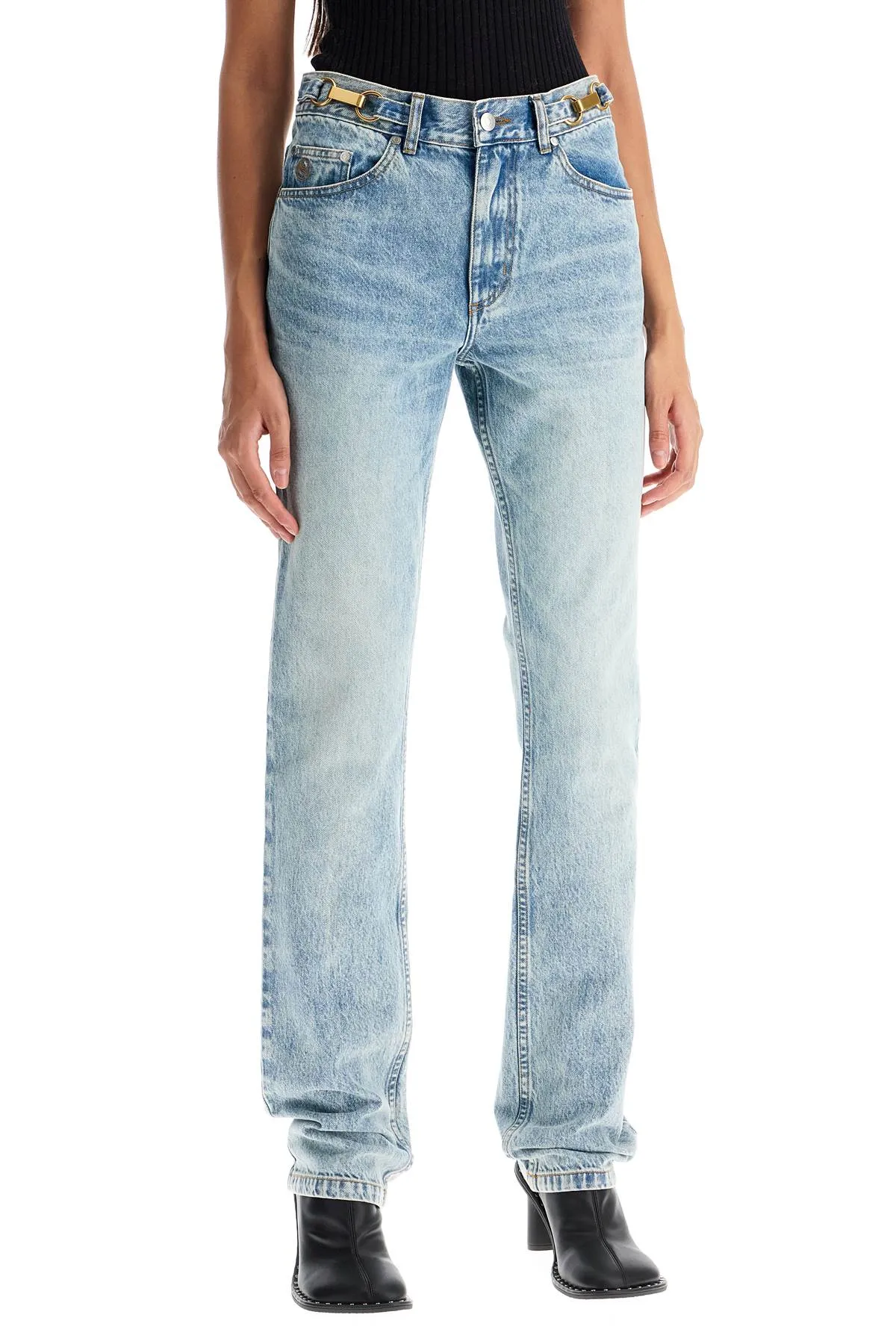 slim fit jeans for stylish 6D0287 3SPH83 VINTAGE BLUE DENIM