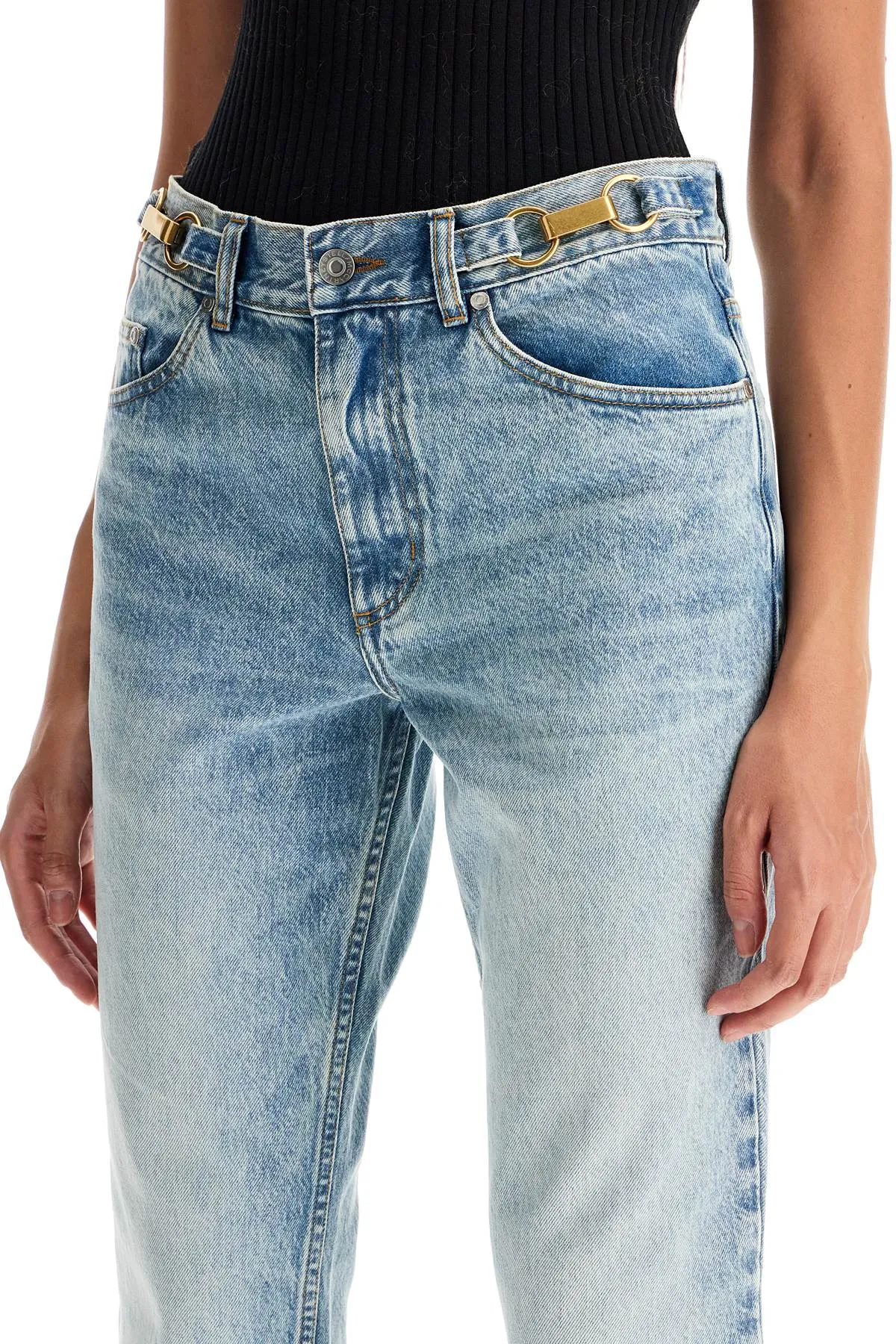 slim fit jeans for stylish 6D0287 3SPH83 VINTAGE BLUE DENIM
