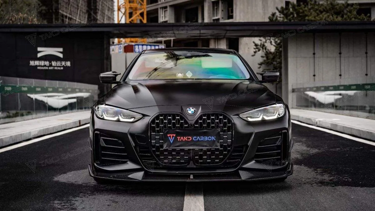 TAKD Carbon Side Skirts for BMW 4 Series G22 G23 G26 i4 & Gran coupe 430i M440i Carbon Fiber