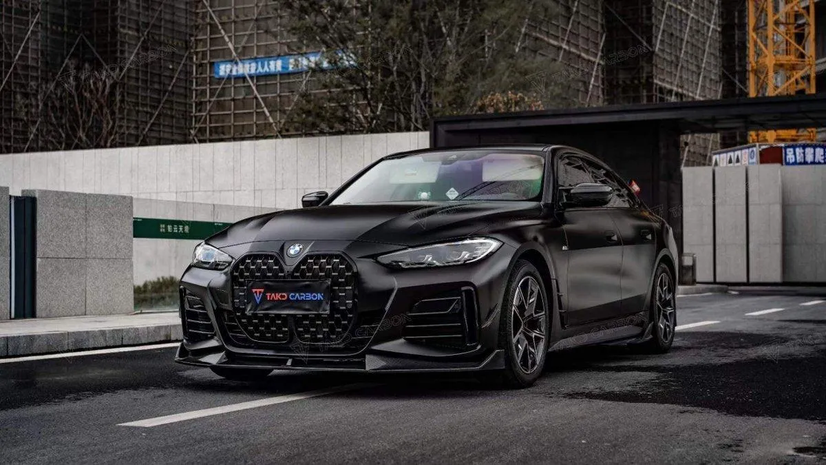 TAKD Carbon Side Skirts for BMW 4 Series G22 G23 G26 i4 & Gran coupe 430i M440i Carbon Fiber