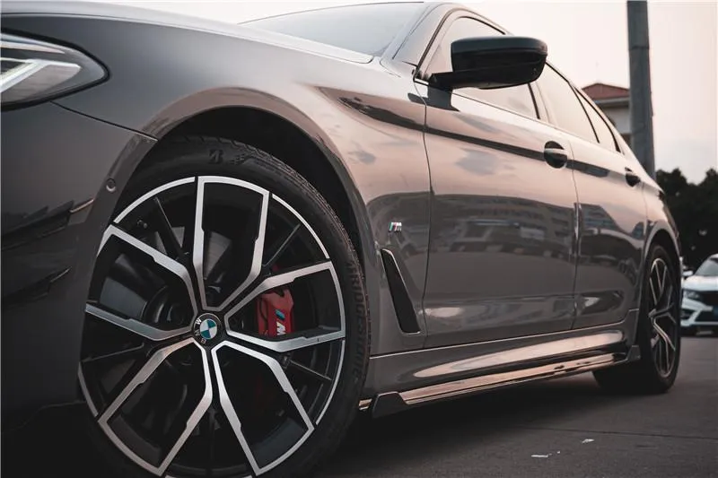 TAKD Carbon Side Skirts for BMW 5 series M550 540 530 G30 Carbon Fiber