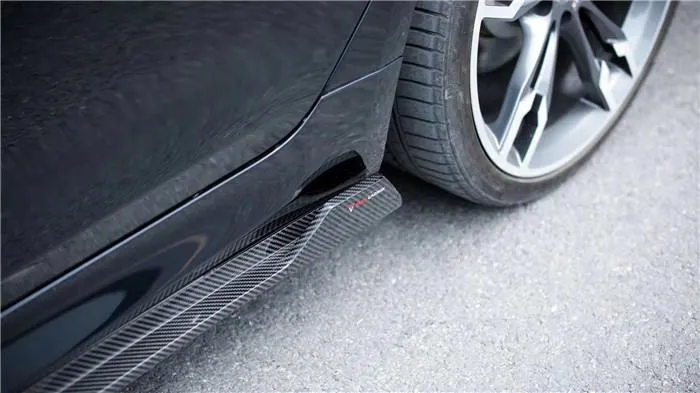 TAKD Carbon Side Skirts for BMW 5 series M550 540 530 G30 Carbon Fiber