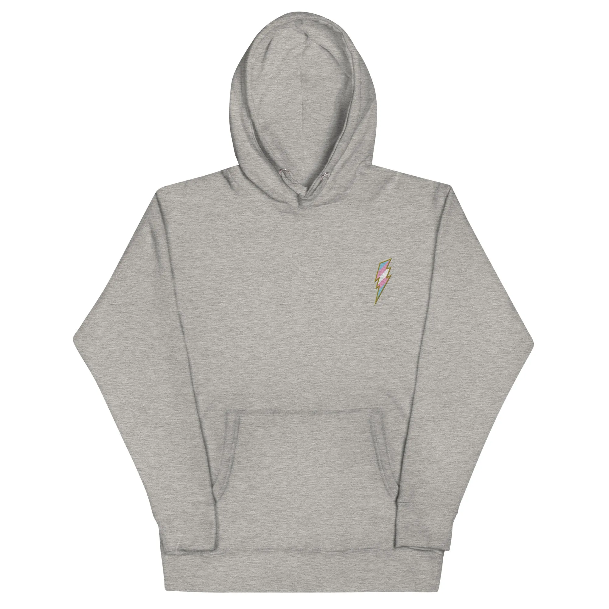 Trans Pride Lightning Embroidered Hoodie