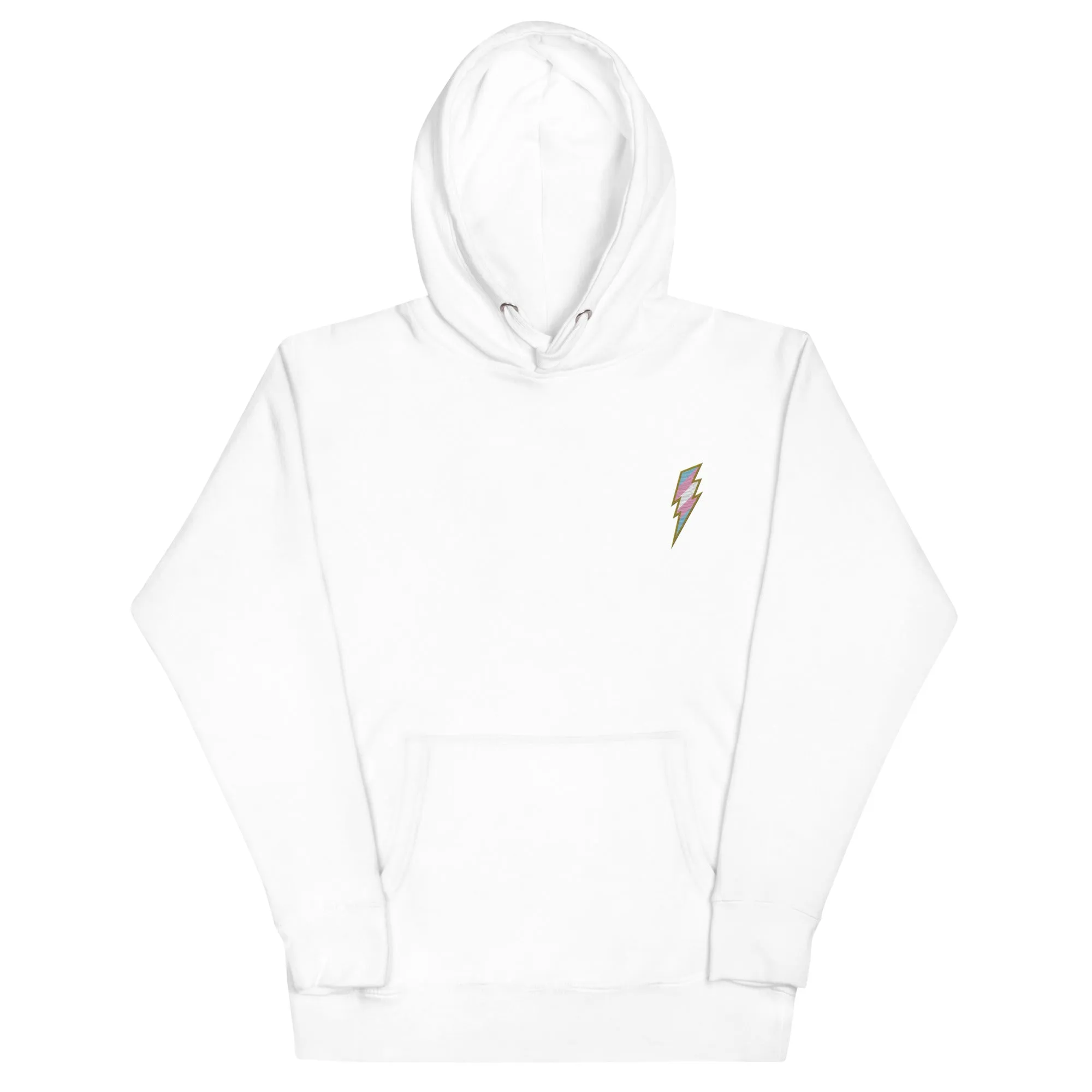Trans Pride Lightning Embroidered Hoodie