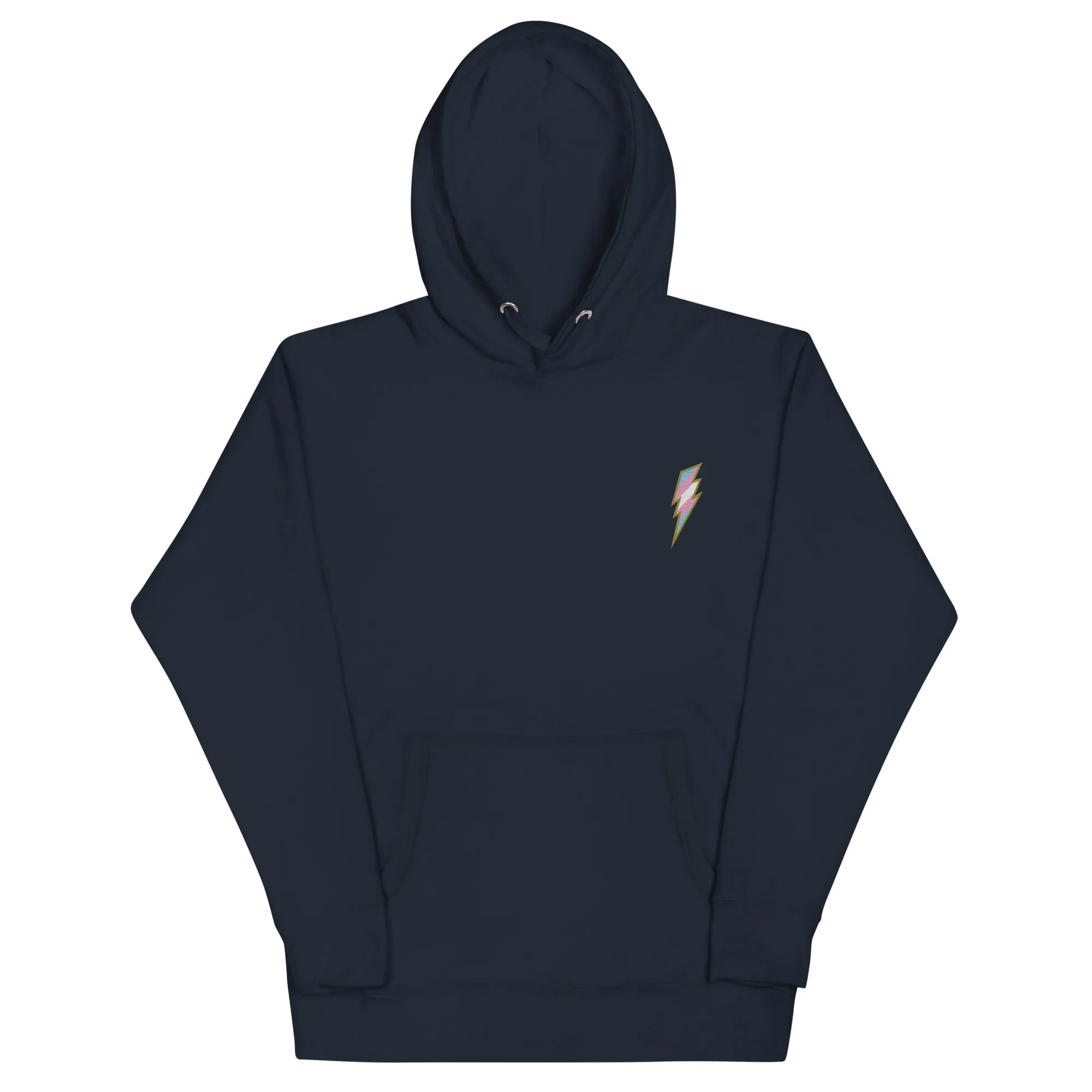 Trans Pride Lightning Embroidered Hoodie