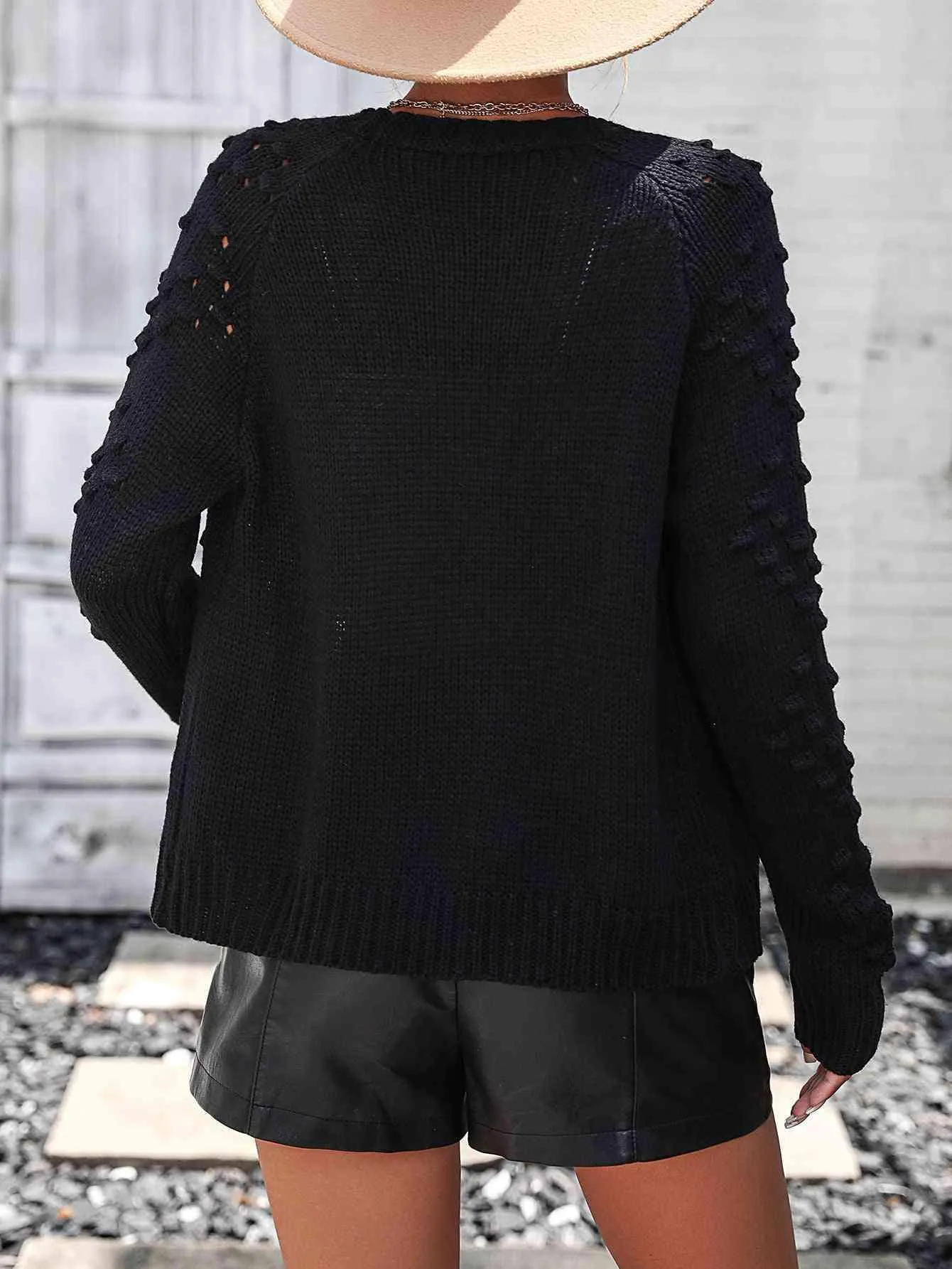 Warm Support Open Front Knit Cardigan