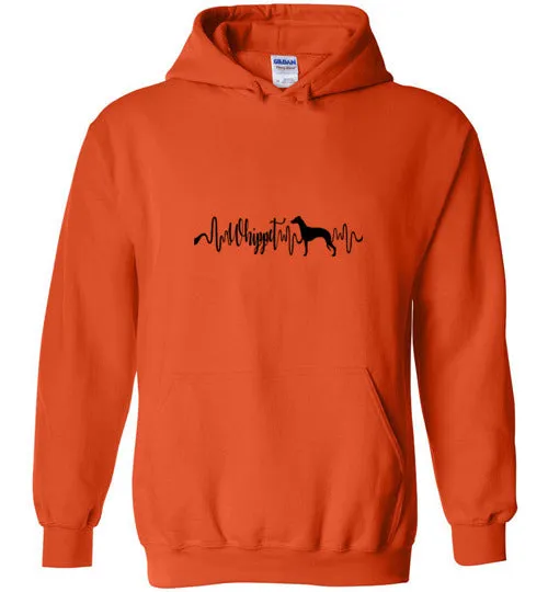 Whippet Heartbeat Long Sleeve & Hoodie Unisex