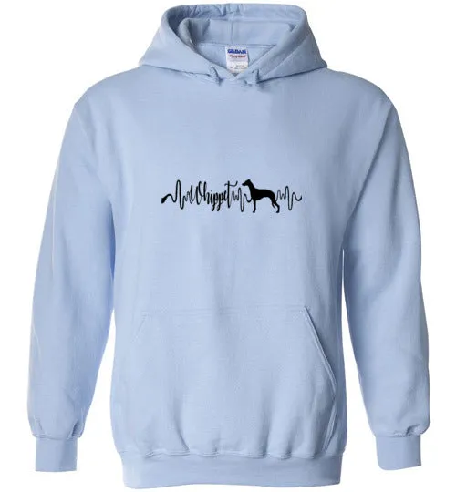 Whippet Heartbeat Long Sleeve & Hoodie Unisex