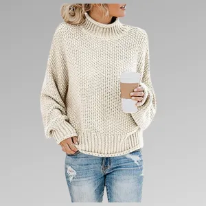 WHITE - CLASSIC KNITTED JUMPER