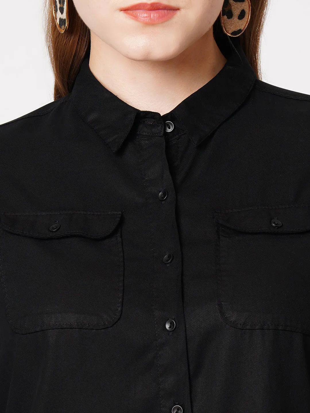 Women Solid Casual Slim Fit Shirt
