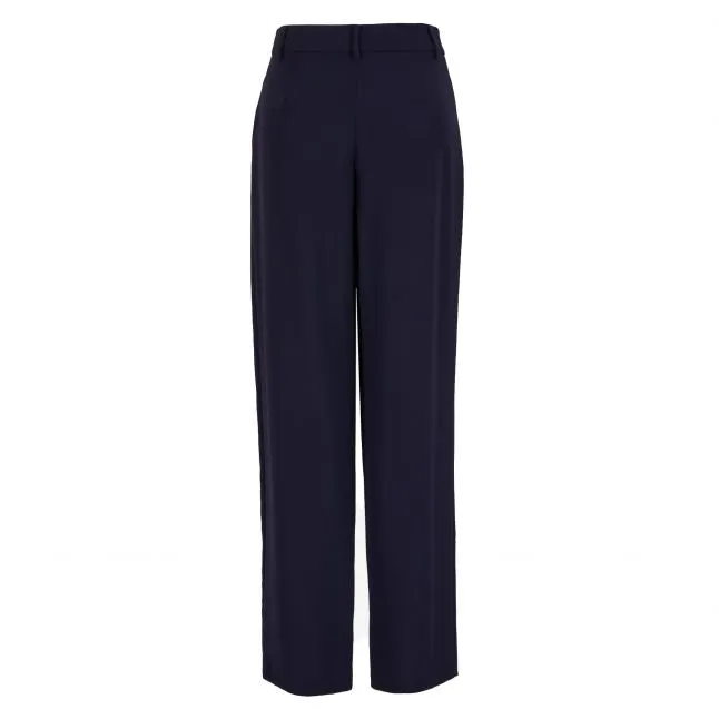 Womens Armani Exchange Navy Tailored Trousers