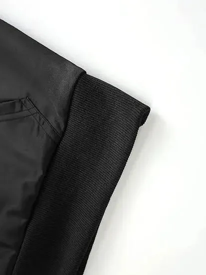 Women's Black Full Zipper Casual Hoodie-ZPK007302