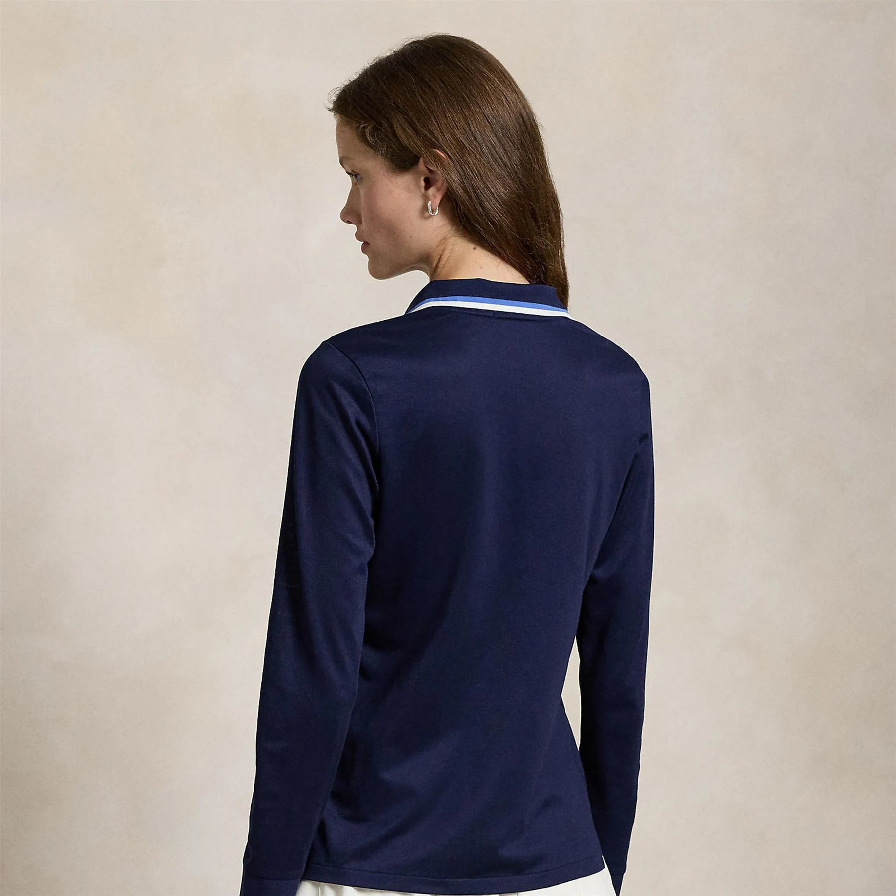 Womens RLX Tour Pique Polo Refined Navy Multi - AW24