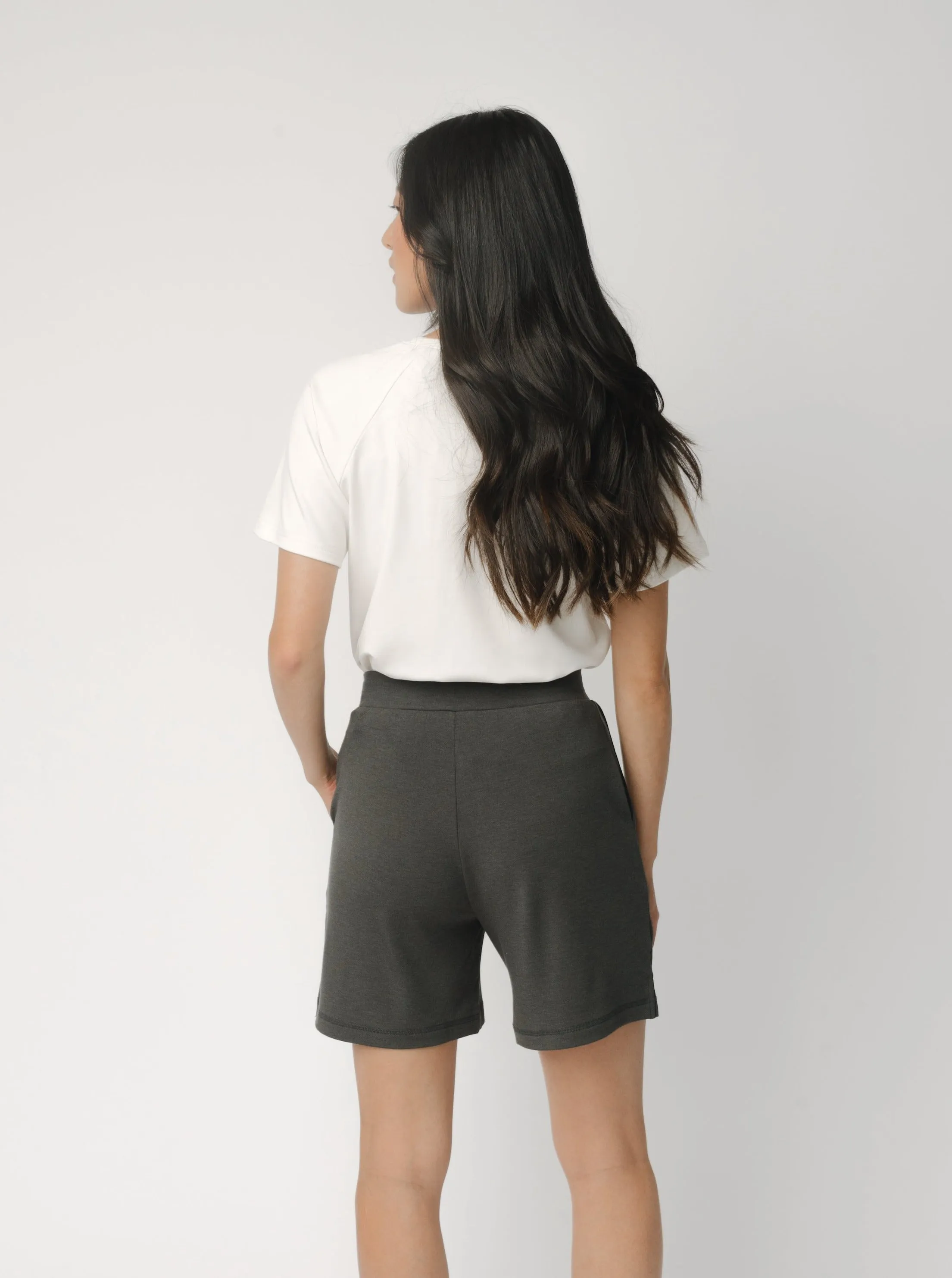 Women's Ultra-Soft Bamboo Mid-Length Shorts