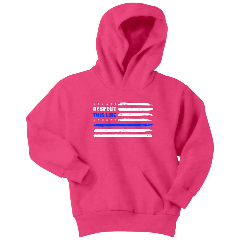 Youth "Respect this Line" Hoodie - Kids