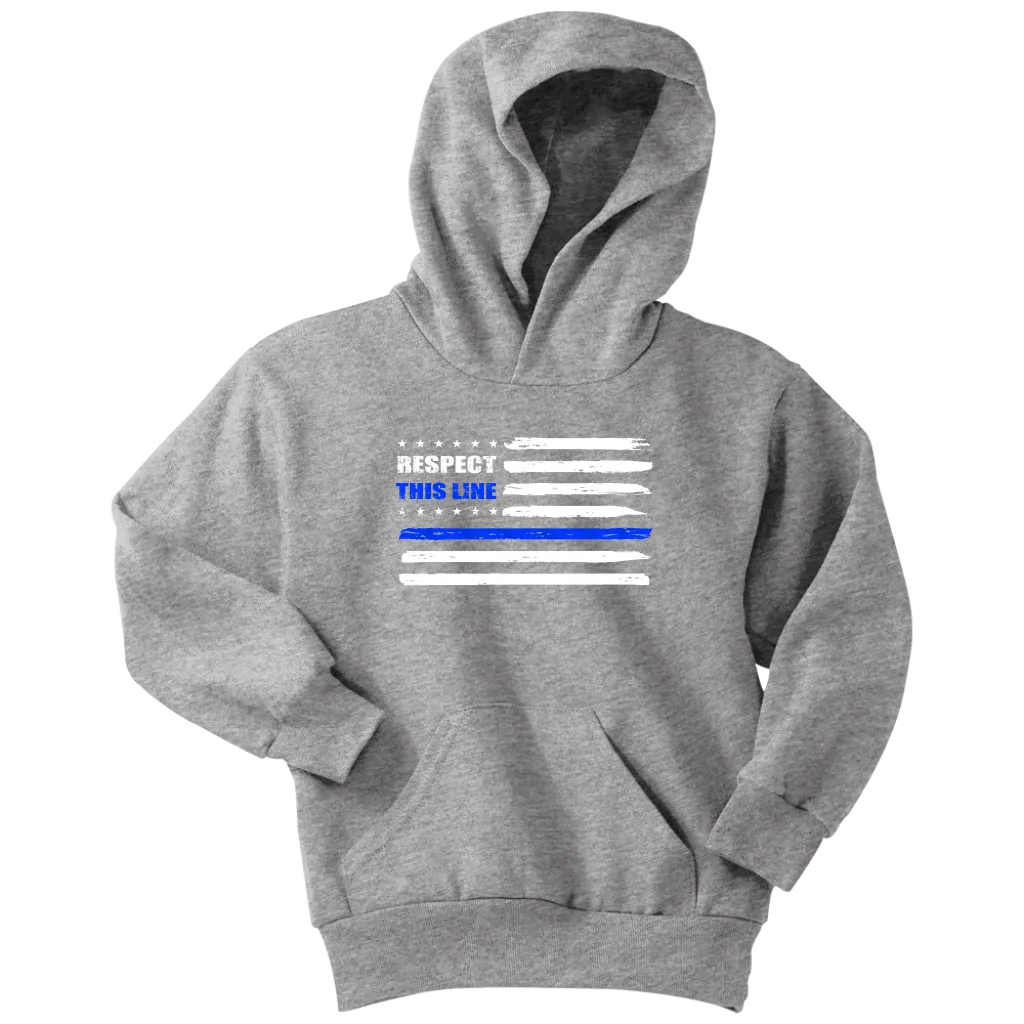 Youth "Respect this Line" Hoodie - Kids